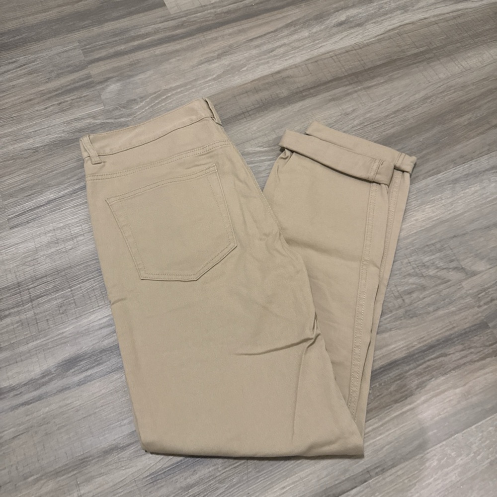 H&M Khaki-Tone Chinos in Light Beige